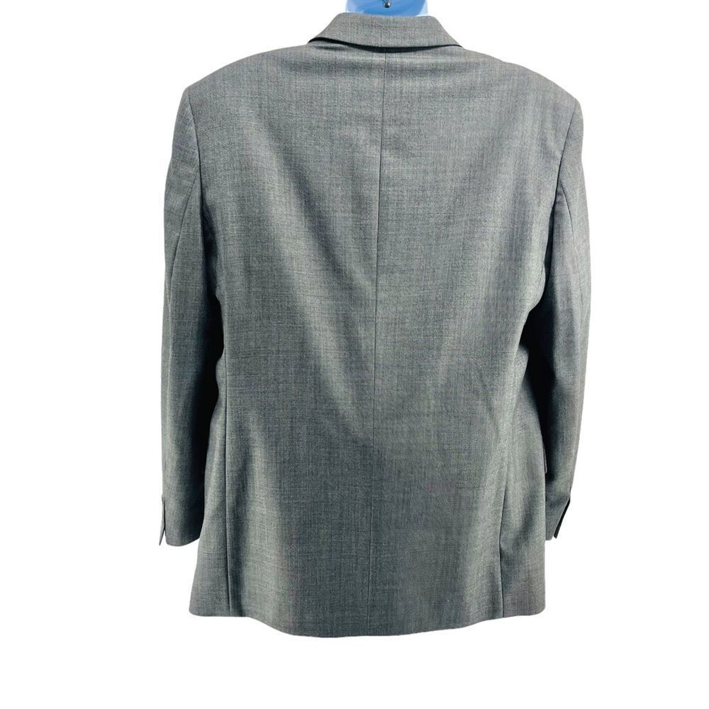 John Weitz Wool Sports Coat Three Button No Vent Full Lining 44L - Picture 4 of 11